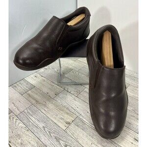 Kuru Kivi Leather Slip On Shoes Brown Men's 8m Comfy Minimalist ClassicCore